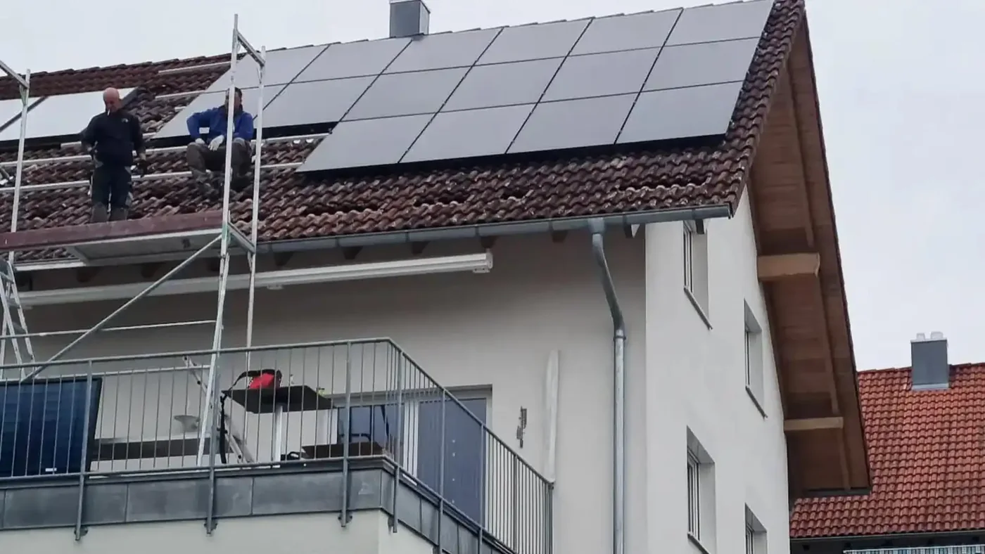 Elektroinstallation in einem Neubau